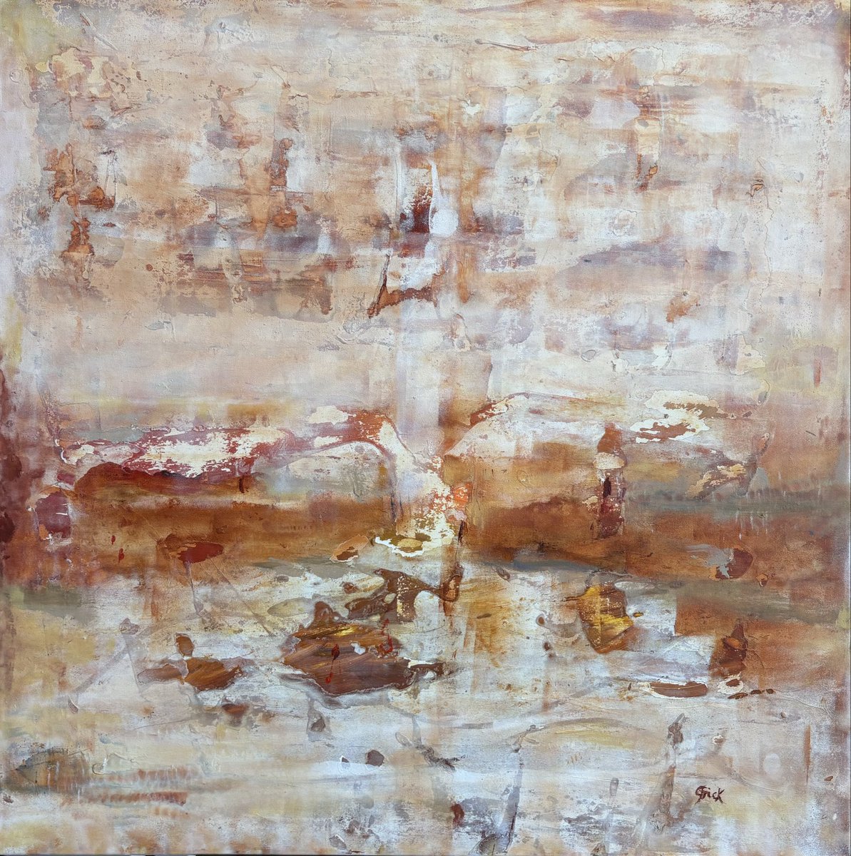 New work✨
Changing Shorelines 
Acrylic, 30 x 30in