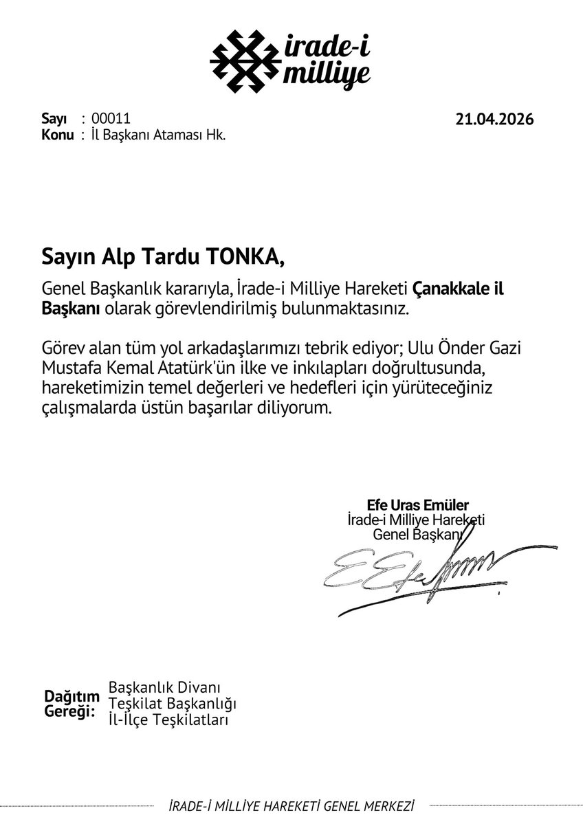 İrade-i Milliye tweet media