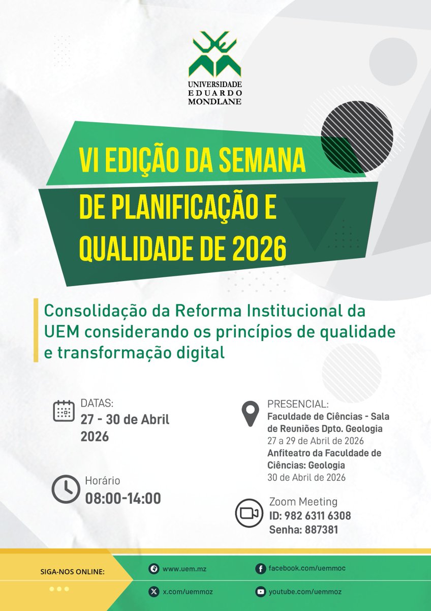 UEM - Moçambique tweet media