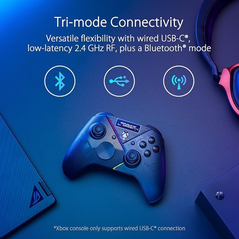 DitCompany's tweet image. ASUS The ROG Raikiri Pro PC Controller: Built-in OLED Display, Tri-mode Connectivity, Four Rear Buttons, Selectable Step Triggers, An ESS DAC, Plus Adjustable Joystick Sensitivity - Black
#asus #controller #wireless #bluetooth #gamepad #portable #compact #lightweight #gadgets