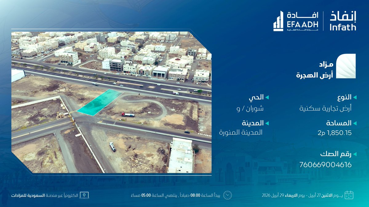 شركة إفادة العقارية tweet media