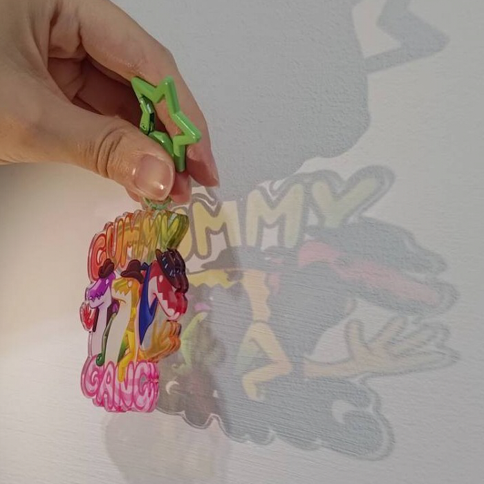 tjp6san's tweet image. #TADC #gummigoo #merch
Gummigoo and his buddies! The Gummy Gang's merchs! On my ACGGoods store!
There are transparent and opaque keychains and stickers! 

The link is down below