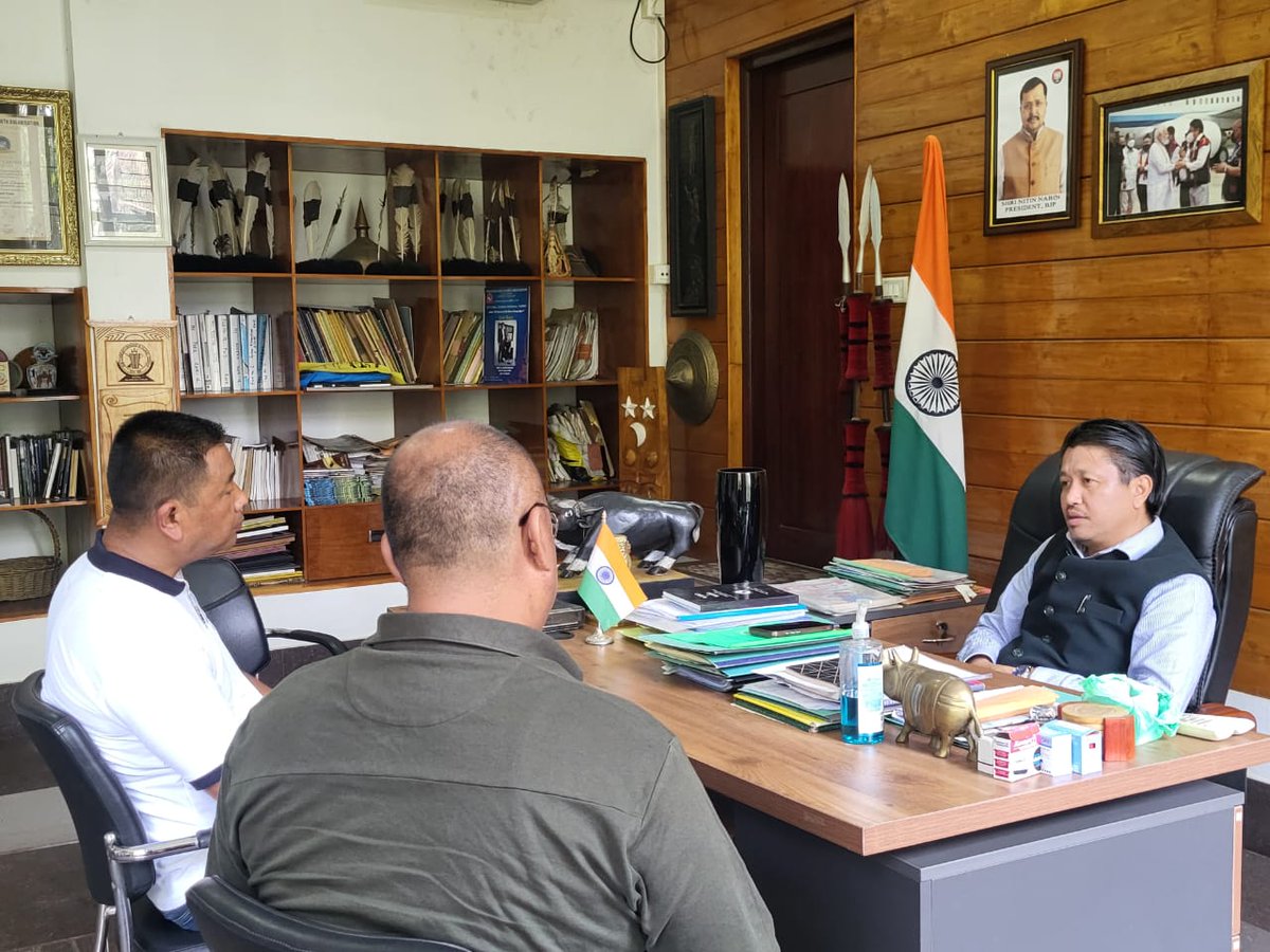 Met with the Kohima Village Youth Organisation (KVYO) led by its President, colleagues and former leaders. Deliberated on a wide range of issues concerning public interest and well-being. 
For the uninitiated, Kohima Village (Bara Basti) holds the distinction of being the second