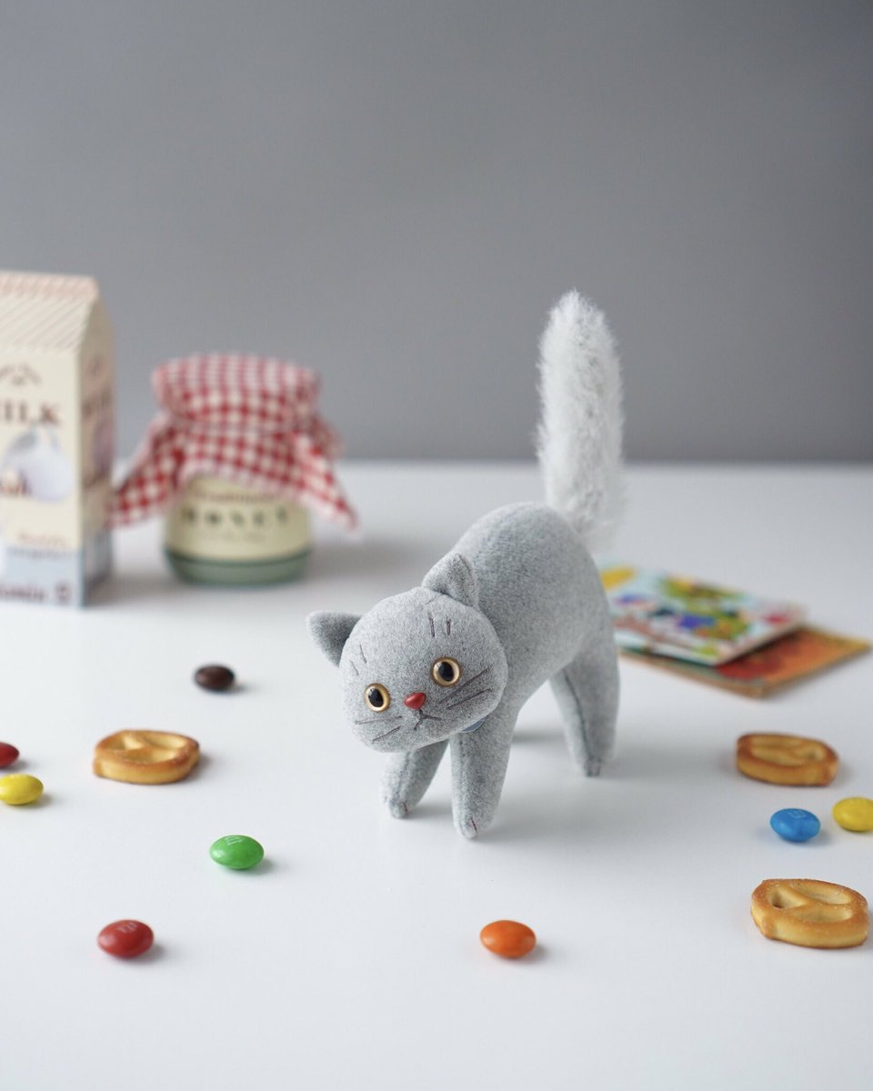 parico222's tweet photo. ⚮̈

淡いグレーのやんのかちゃん🩶

今週ヤフオク出品予定です❤︎

黒猫やんのかちゃんのオークションではたくさんの方にご参加いただきありがとうございました♪ https://t.co/M593BFq7sk