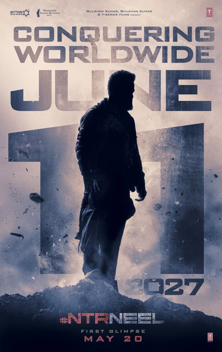 DumtikaMedia's tweet image. Mark your calendars! 🌟 NTR and Prashanth Neel are set to storm the screens on June 11, 2027! Get ready for a cinematic experience that's nothing short of legendary!

#blockbuster #cinema #TeluguFilm #epic #collaboration #southcinema