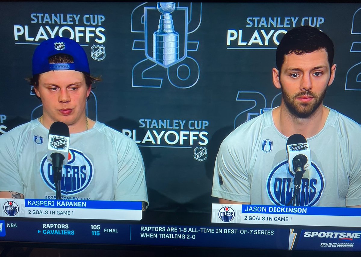 The Oilers dynamic duo that everyone was expecting to win us the game…