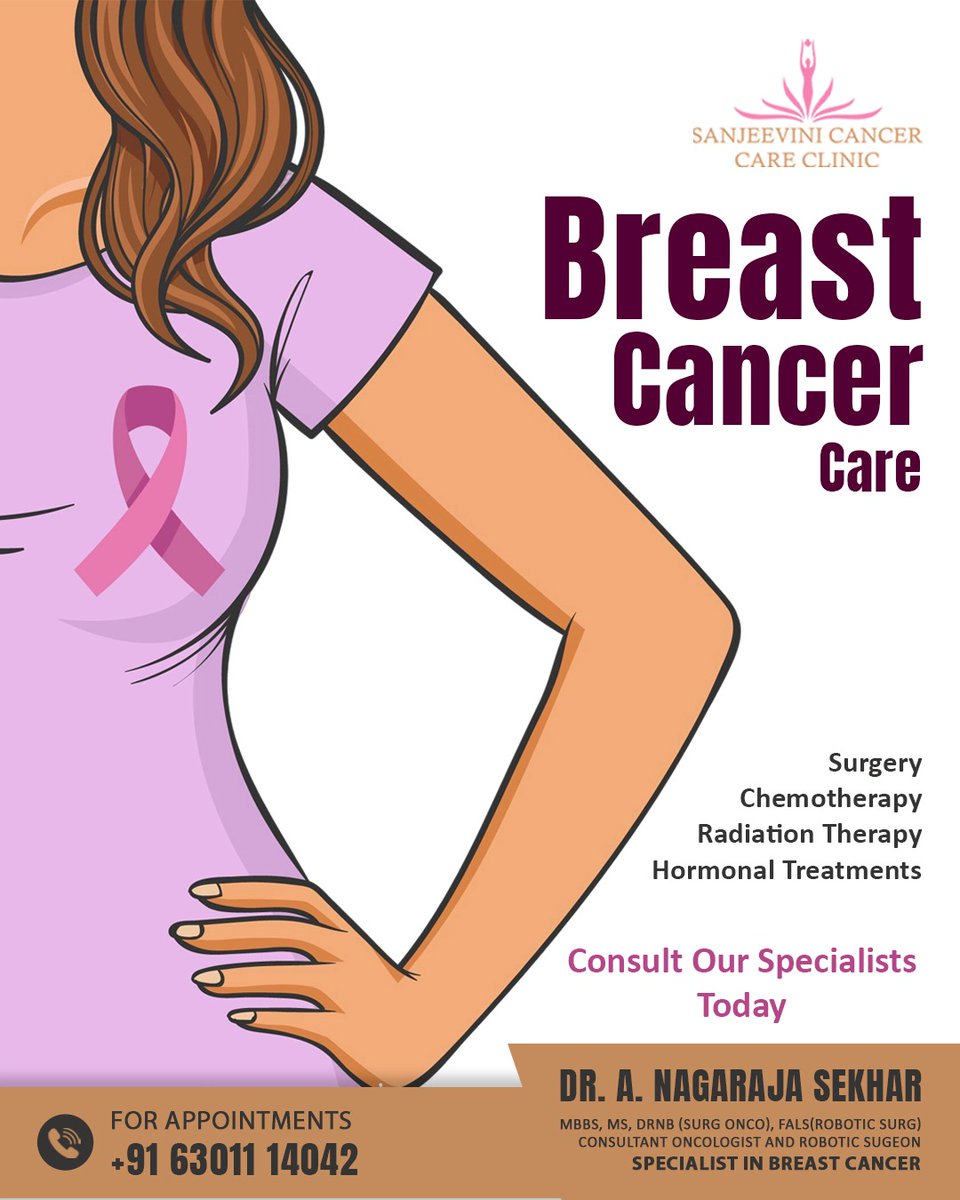 rajsekhar568096's tweet image. Early detection saves lives 
Get expert Breast Cancer Care with advanced treatments &amp;amp; specialist support.
📞 Book now: +91 63011 14042

#BreastCancer #CancerAwareness #EarlyDetection #WomenHealth #Oncology #PinkRibbon #Healthcare