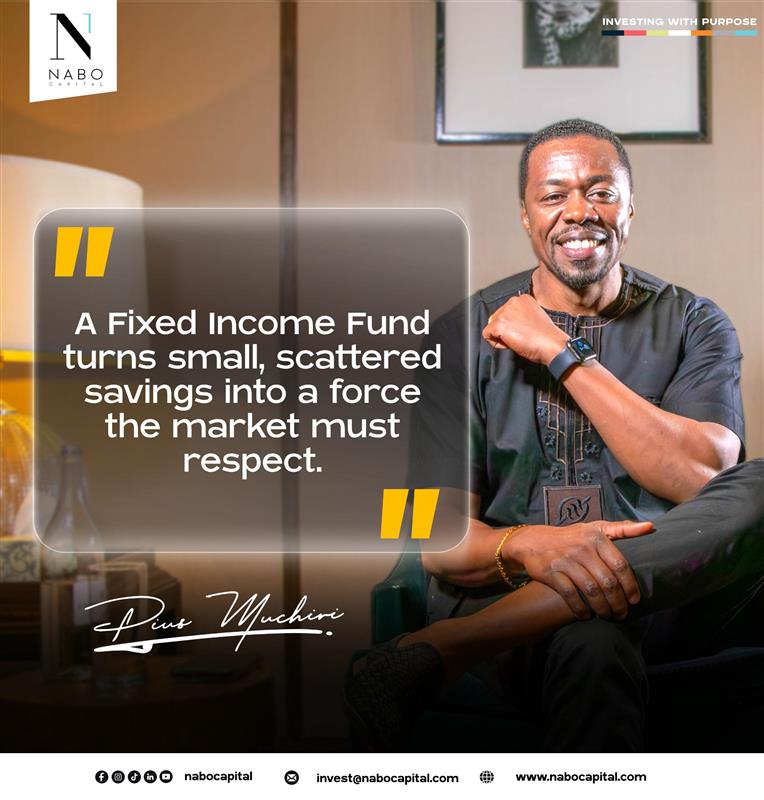 NaboCapital's tweet photo. A fixed income fund gives your money the size it could never achieve alone.
More on this with our CEO & MD on: https://t.co/cUjJqKKvGb
#FixedIncomeFund #EvolutionOfTheFixedIncomeFund #BackToBasics #NaboCapital #InvestingWithPurpose #BeyondSaving #BeyondMoneyMarketFund https://t.co/kpwlgzW7Bw