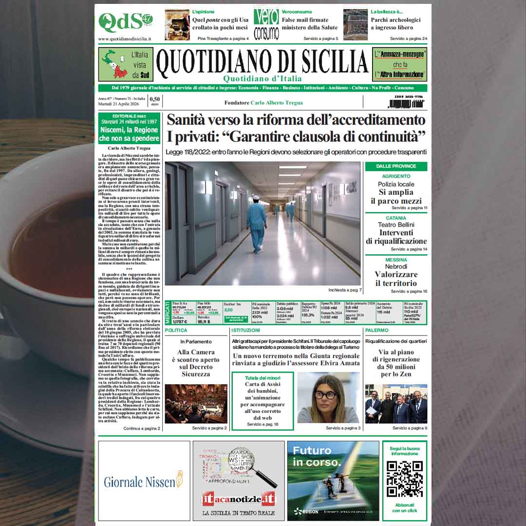 QdSit's tweet image. La prima pagina di oggi
#QDS #QdSNotizie
qds.it