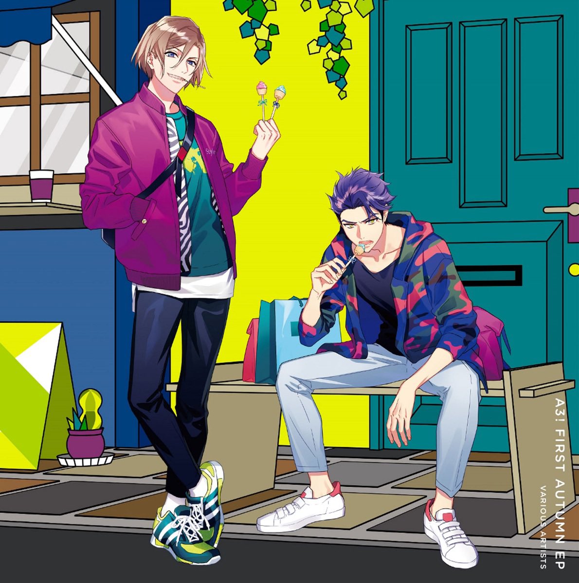 picoxb's tweet image. #Nowplaying 一夜限りの相棒 - ルチアーノ&amp;amp;ランスキー[摂津万里、兵頭十座(CV:沢城千春、武内駿輔)] (A3! First AUTUMN EP)