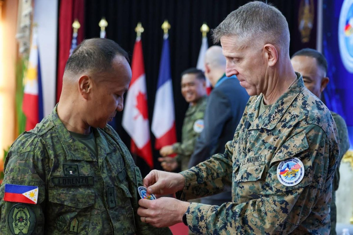 Philippine_Navy's tweet photo. EXERCISE BALIKATAN 41-2026 | The Armed Forces of the Philippines (AFP) and the United States Armed Forces officially opened the 41st iteration of Exercise Balikatan in a ceremony held on April 20, 2026. 

Philippine Navy: Addressing Challenges, Promoting Regional Stability, and  Maritime Security

#ProtectingtheSeasSecuringOurFuture
#ModernMultiDomainSelfReliantCrediblePartner
#OneAFPOnePhilippines
#StrongAFPStrongPhilippines
#MatatagNaSandigan
#AFP90