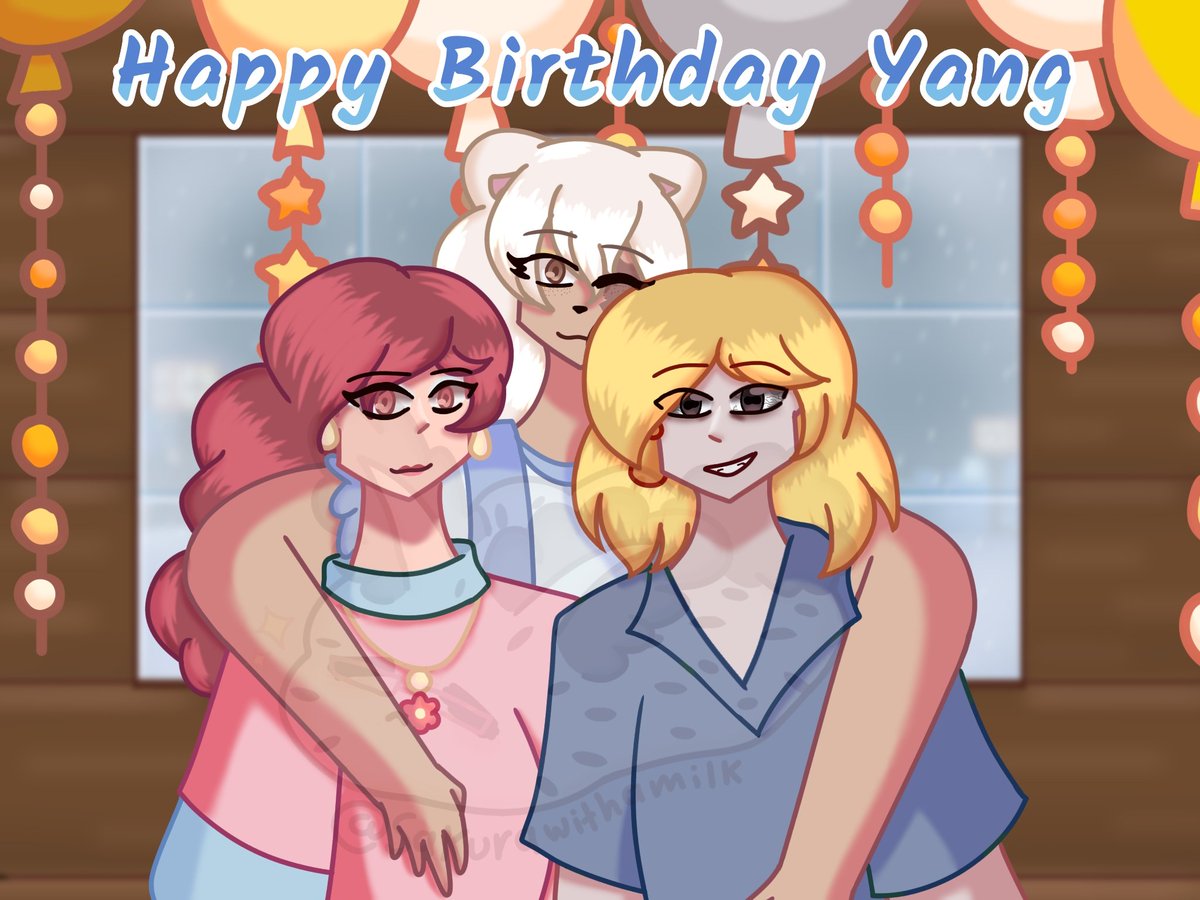 Sakurawithamilk's tweet photo. #CROWSAURIOSSMP
Feliz Cumpleaños Yang!! 🐻🍪🎉
Waos,ya 3 años masomenos, toda llena d  angst PERO, Pero, sobre todo cariño creandole su lore y ayudandome a conocer gente, ante todo se le quiere a la chica <3 https://t.co/7p1va1c01T
