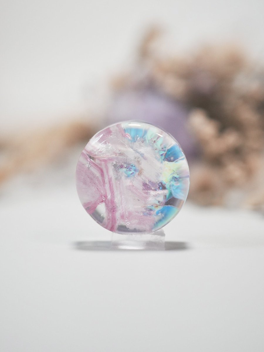 Hana_Sasou's tweet image. 星屑パレット

#レジン #resin #resinart