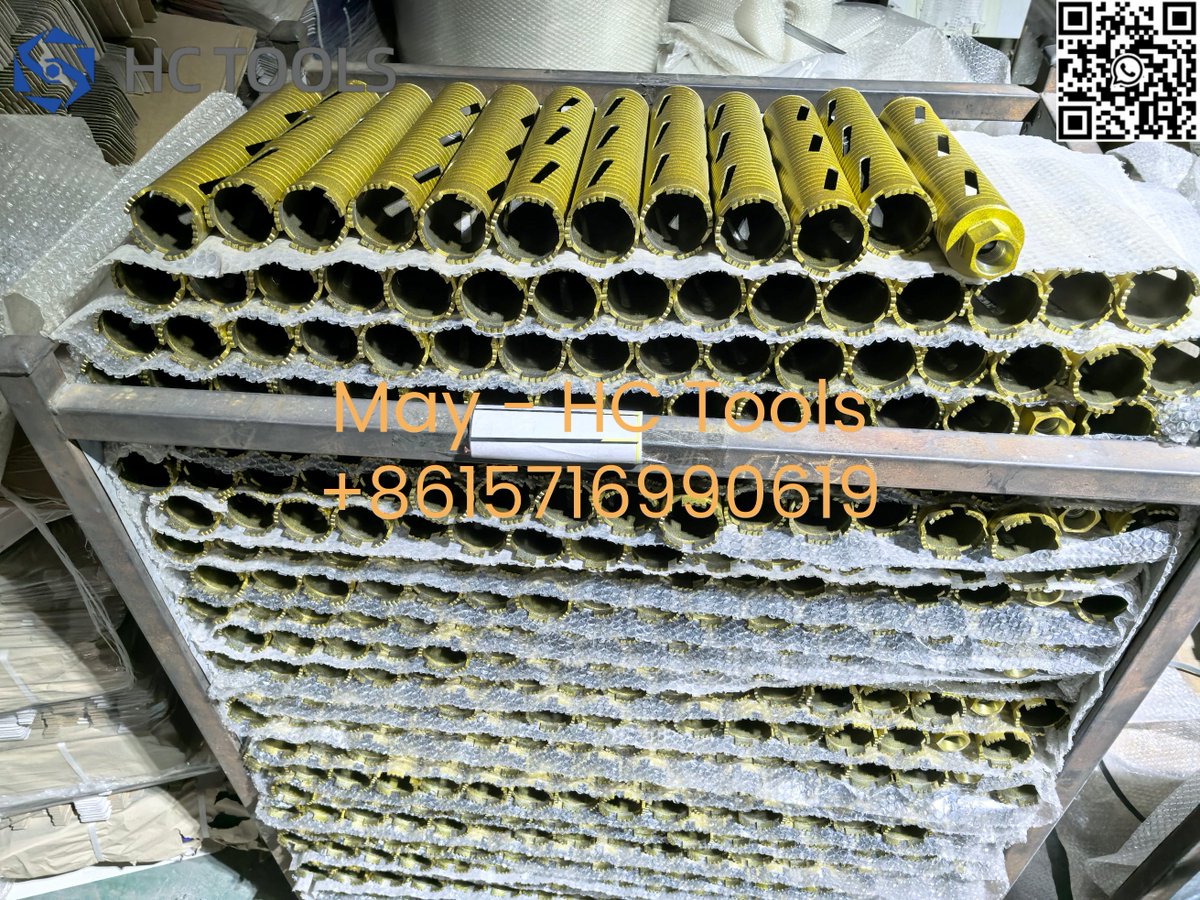 HCMaychen's tweet image. HC Tools - Welded diamond core drill bit
Whatsapp/Wechat: +8615716990619 (May Chen)
Thread type: 1 1/4-7 UNC、M22 and so on.
#concrete #brick #concrete #decorationtools #cuttingtool #cutter #slab #stone #concrete #reinforcedconcrete #flooring #construction #holesaw #holecutting