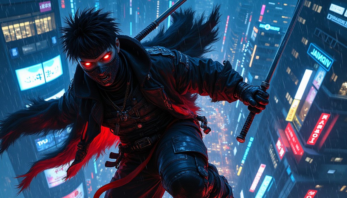 AImag_INC's tweet photo. Ninja Life: One Night In Tokyo
#AIArt #AIGeneratedArt #AIDigitalArt #CyberpunkArt #SurrealArt #superhero #CryptoMeme #SciFiArt #AbstractAI #AIConceptArt #FantasyAI #Cyborgs #Steampunk #cyberpunk https://t.co/2y4Z2ABgQW