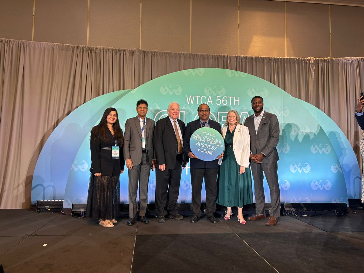 WTC_Goa's tweet photo. Honored to be part of the WTCA Global Business Forum (GBF), hosted by World Trade Center Greater Philadelphia!
A proud moment for us as WTC Goa received the Accreditation Award in Philadelphia from Mr. John Drew, Chair of the World Trade Centers Association. https://t.co/43IupLd0kz