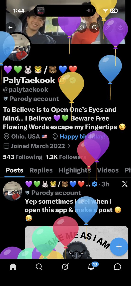💜💚🐰🐯/🐻💙❤️PalyTaekook 🔞 tweet media