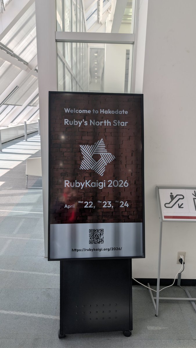 Thathalas's tweet photo. Reached Hakodate via Ferry #rubykaigi #rubykaigi2026 https://t.co/Ju67FLVC1d