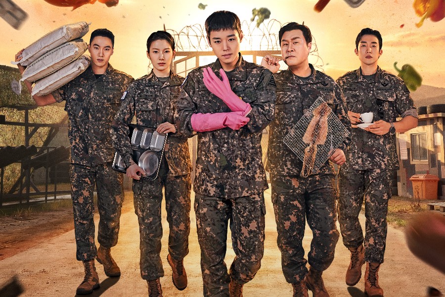 #ParkJiHoon, #YoonKyungHo, #LeeSangYi, And More Bring Energy To Military Kitchen In “#TheLegendOfKitchenSoldier” Poster
soompi.com/article/183466…