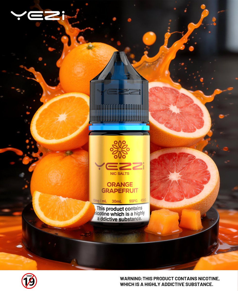 YeziEliquid's tweet image. ✨ Ditch the boring daily grind and wake up with fresh vibes.
⚡YEZZI e-liquid fuels your energy and keeps your day shining 
#yezzi #yezi #eliquid #vape #vapelife

⚠Warning: This product contains nicotine. Nicotine is an addictive chemical.For 18+ Adults only.