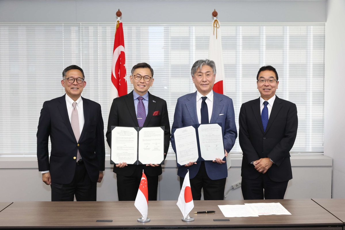 HSAsg's tweet photo. Singapore and Japan Deepen Collaboration Through Reliance Mechanisms to Enhance Access to Health Products
https://t.co/hRXOZI8ZVc https://t.co/TtThQJ6v89