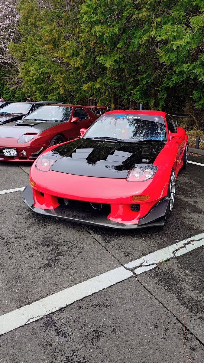 you50PRIUS_TRD's tweet image. 「D'zgarage10周年感謝祭2026 feat.TEC-ART`S!」渋川スカイランドパーク・イベント紹介レポート！展示車両のピックアップ紹介。

【MAZDA】マツダRX-7FD3S

#頭文字D
#Dzgarage
#InitialD
#イニシャルD
#ディーズガレージ
RX7FD3S