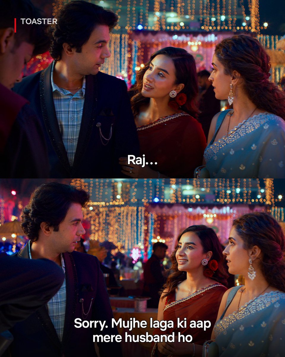 NetflixIndia's tweet image. guess Patralekha found her Rajkummar 🥰