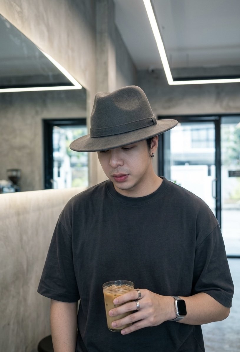 byjunrey's tweet image. Minimalist space, maximalist coffee. 
#CoffeeCulture #UrbanAesthetic #MinimalistVibe