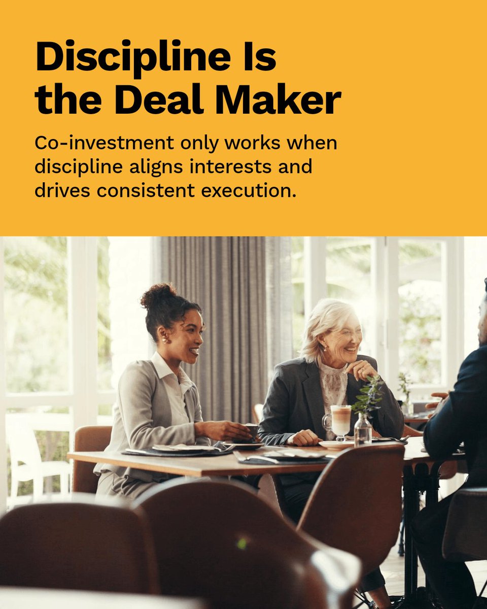 Minh_Q_Tran's tweet image. Co-investment succeeds when discipline is built into the structure, ensuring aligned interests and consistent execution. Without it, even the best deals risk misalignment and missed opportunities. How do you ensure discipline in your partnerships? #VentureCapital