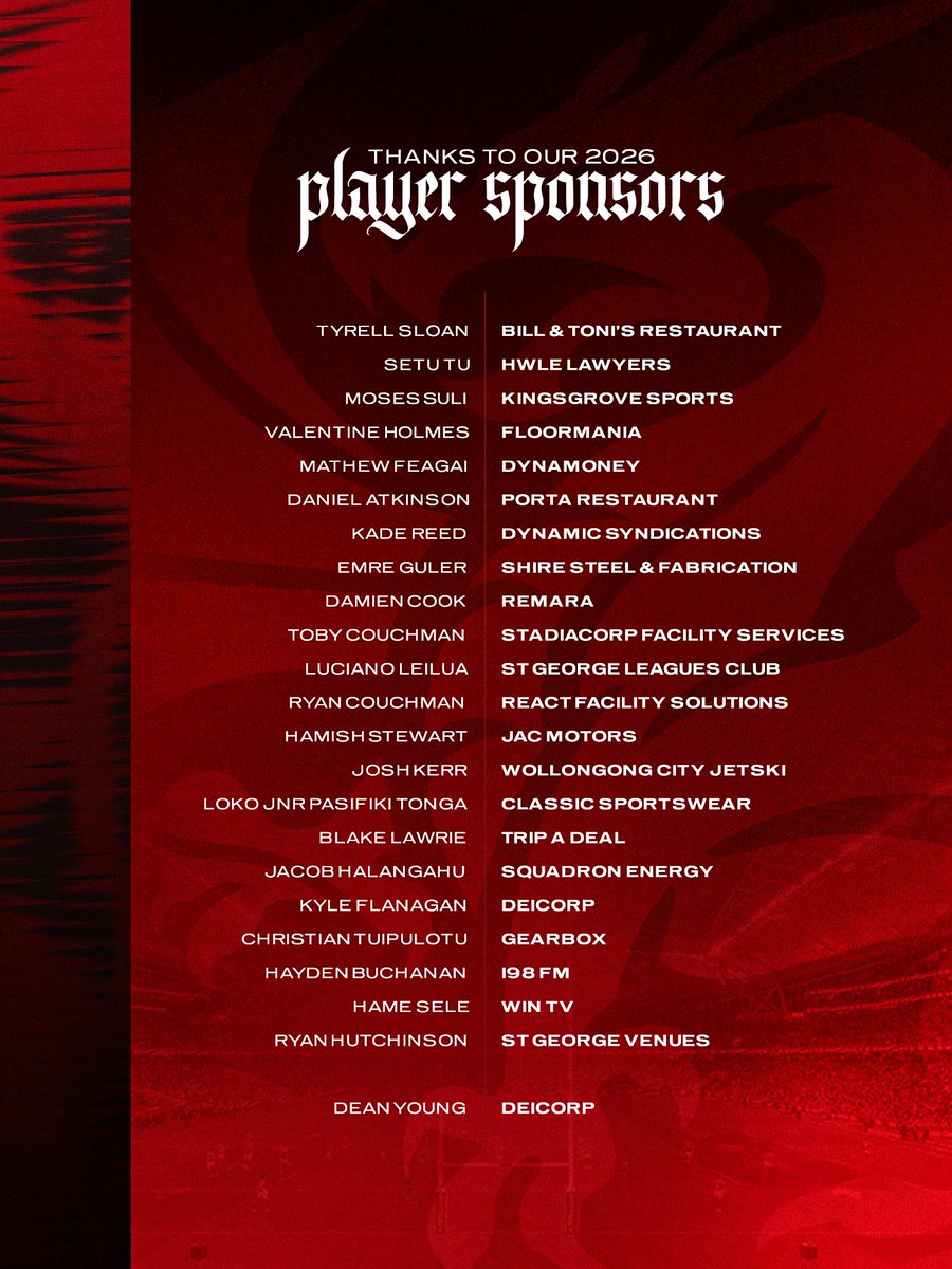 St George Illawarra Dragons tweet media