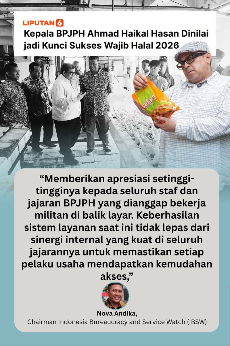jampvd's tweet photo. Yang sering gak keliatan justru paling kerja keras, respect buat semua jajaran #WajibHalalOktober2026 https://t.co/LEIvZJAoJl