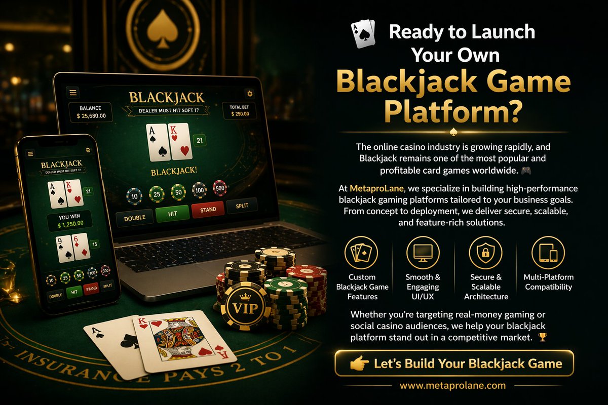 Metaprolane_'s tweet image. ♠️ Launch your own Poker Game Platform today!
✨ Custom features | 🎨 Smooth UI/UX | 🔒 Scalable &amp;amp; secure
We build poker games that engage &amp;amp; win. 🏆
👉 metaprolane.com
#PokerGame #GameDev #CasinoGames #MobileGaming