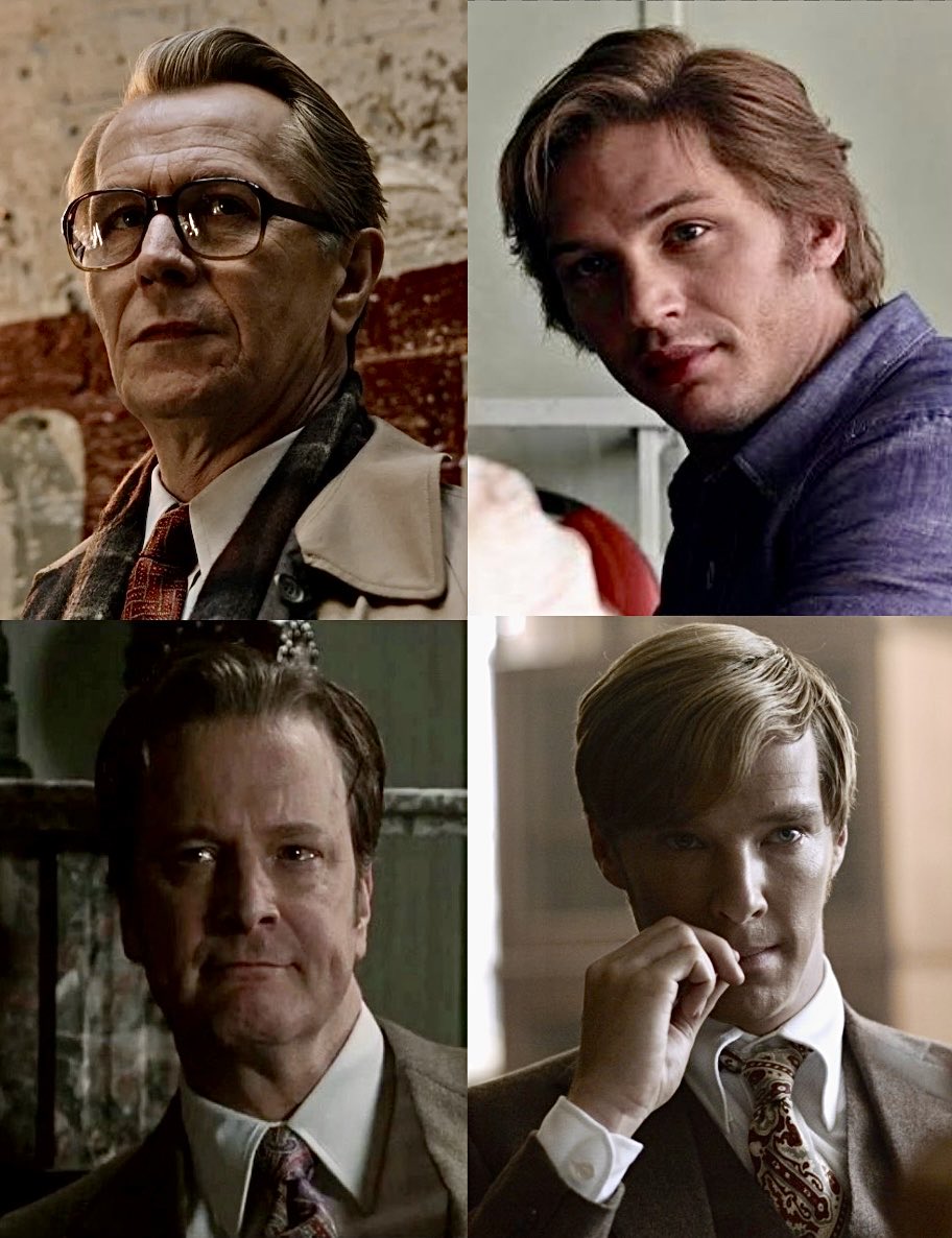Film - Tinker Tailor Soldier Spy

Gary Oldman
Tom Hardy
Colin Firth
Benedict Cumberbatch