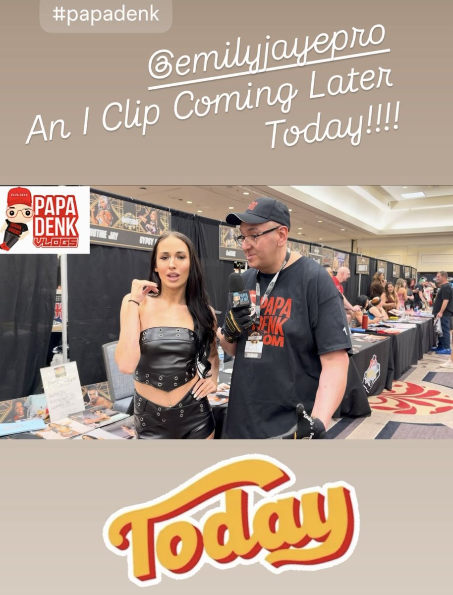 PapaDenk's tweet image. Later Today!! @EmilyJayePro And I Clip!!! #Sports #wrestling