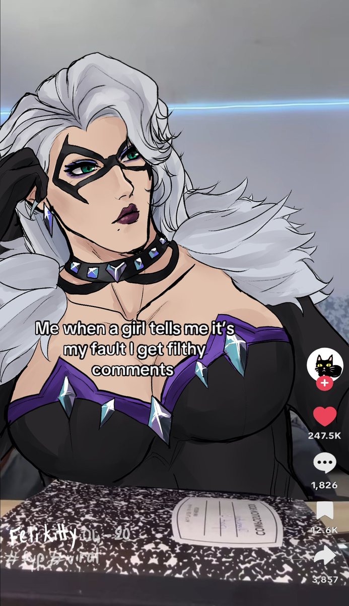 raeyfav's tweet image. #blackcat #marvelrivals