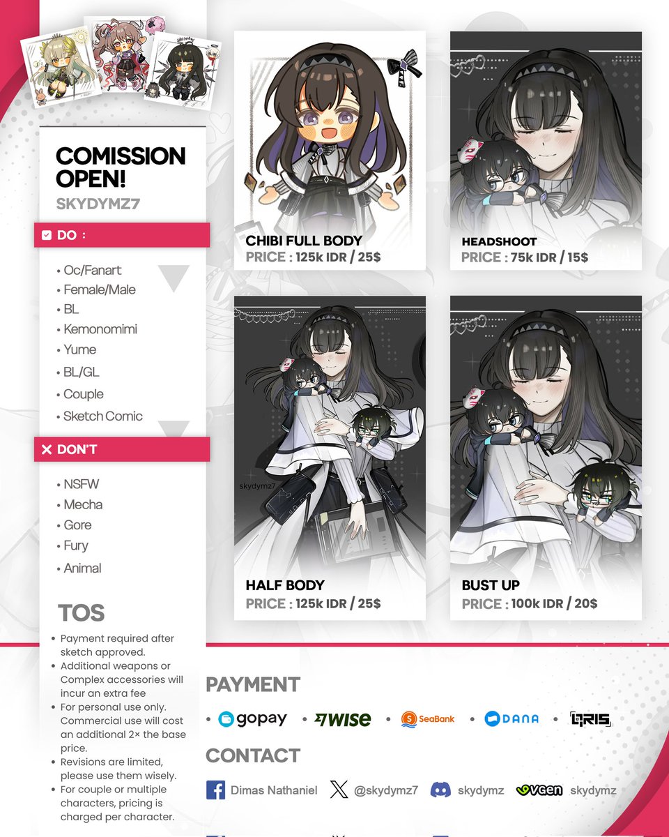 ~Good Morning!!
I open commission, if you interest, please DM me on discord > skydymz ✨

More sample pixiv.net/en/users/11049…
Please RT are greatly appreciated!! Thankyou!!🙏✨

#ArtCommission #commissionsopen #commissionart #VgennComm  #Priestess #ArtConmission #VgenCommission
