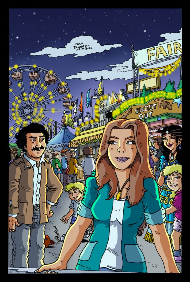 juanalvarezilus's tweet image. Hoy os muestro la versión final a color de la cuarta ilustración estilo realista que hice para la campaña de "Laura Storm" y que también estará en la galería de ilustraciones del cómic.

#comics #laurastorm @anais_valley #arte #art