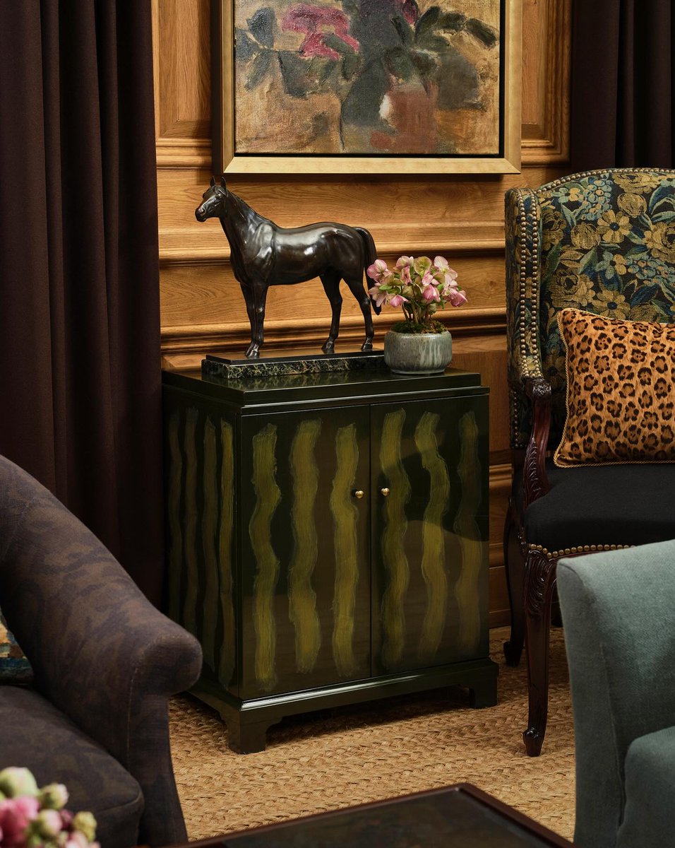 For Fall 2026, #RalphLaurenHome's Andre Nightstand features a hand