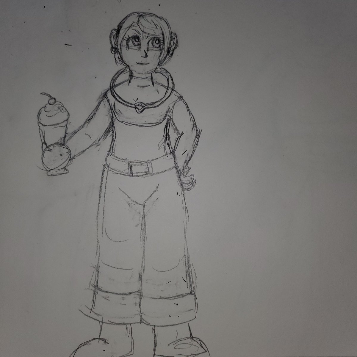 ToonQueen's tweet image. Okay what if that Xeno 3 Bulma looking gal is actually Bulla. Maybe there was some unforeseen side effects of being poofed out of her Mom by and Angel and now she has extended life span and some angely abilities. Too tired to draw Whis rn #dailysketch