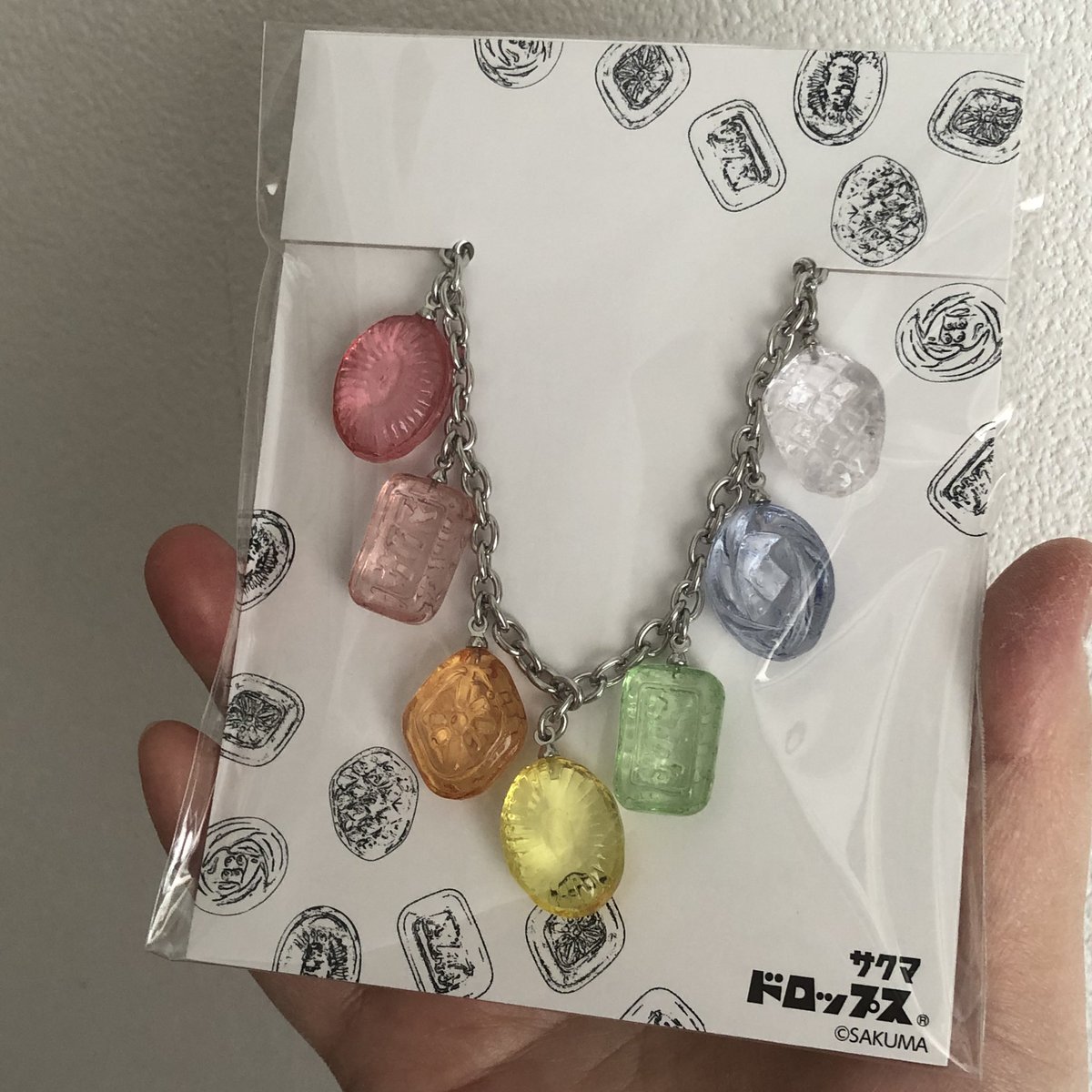 サクマドロップスのバッグチャーム届いた！ めちゃくちゃかわいい！！！