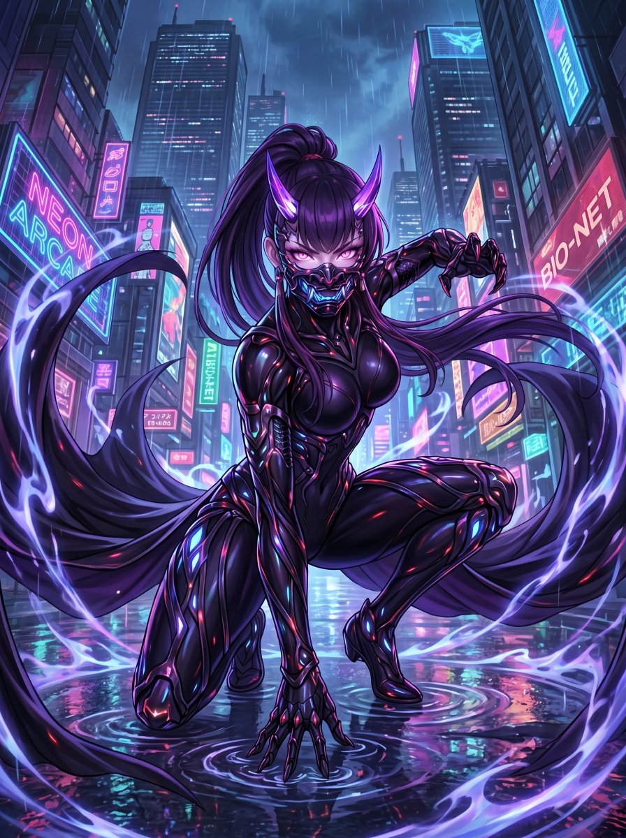 nekojitanoras's tweet image. サイバーパンク×鬼
メイン垢で５月は鬼祭り

予約投稿埋めがきつすぎる・・・１か月１日５枚ってきついけどまだまだ上がいる・・・。さらにサブもか・・・。ここからpixivとgumroadも。
😂
#AIart
#pixiv #Pinterest
#AIイラスト
#サイバーパンク #cyberpunk
#創作垢 #絵本制作