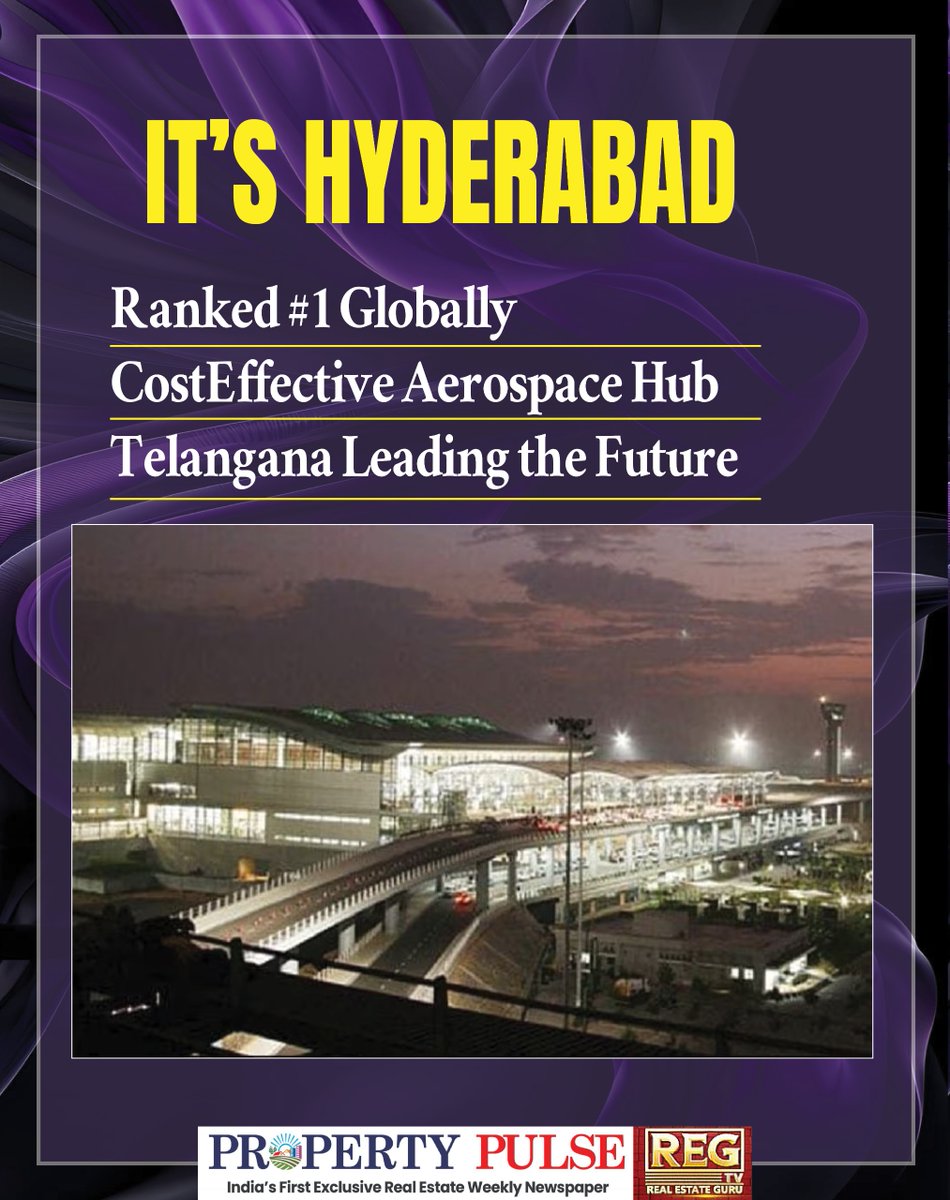 Proppulse26's tweet image. WORLD’S MOST COST-EFFECTIVE
AEROSPACE CITY 🌍✈️

The Answer Will Surprise You!

#AerospaceCity #Hyderabad #CostEffective #AerospaceHub #Telangana #IndustryGrowth #GlobalDemand #AerospaceInvestments #DefenceTech #PrecisionEngineering #MSMEs #AIinDefence #Cybersecurity #SpaceTech