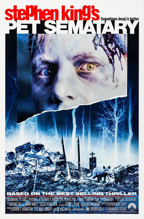 mrfilmstock's tweet image. On this day: April 21, 1989. Pet Sematary was released in theaters #Movies #OnThisDay #HorrorMovies