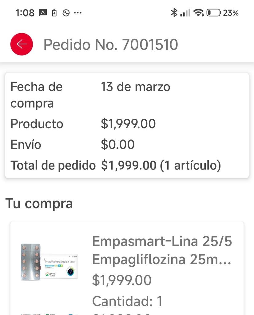 MaryTor2019's tweet photo. @solosanborns @Profeco @JCarlos_Valerio Esperemos ya devuelvan el dinero que le robaron a esta persona de la 3ra edad.  No tienen seriedad. Fuera sambors. No pueden jugar con la salud y el dinero de la gente. Que se mande a profeco una denuncia y reparen el daño. https://t.co/vxfKeiDKE1