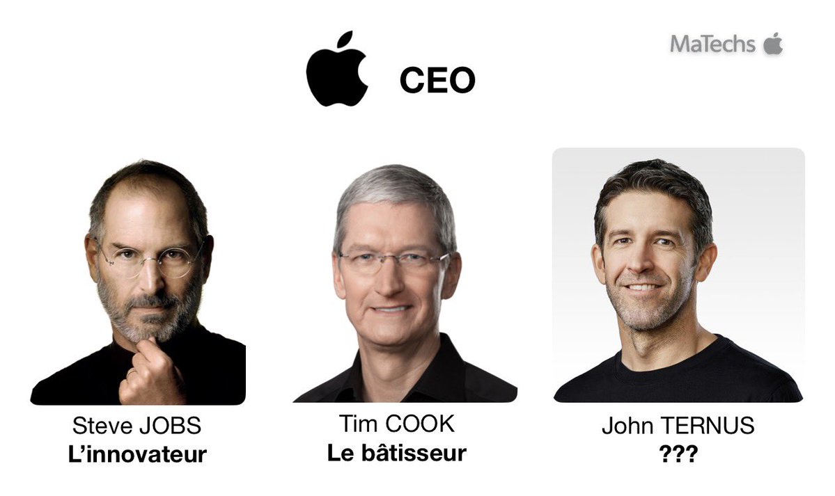iMathTechs's tweet image. 🍏 Un nouveau CEO à la tête d’Apple

Quel type de dirigeant sera John Ternus ?
Quelle trajectoire va prendre Apple sous son mandat ?

👀 Plutôt optimiste ou sceptique ?

Attente.

#Apple #CEO #Tech #Innovation