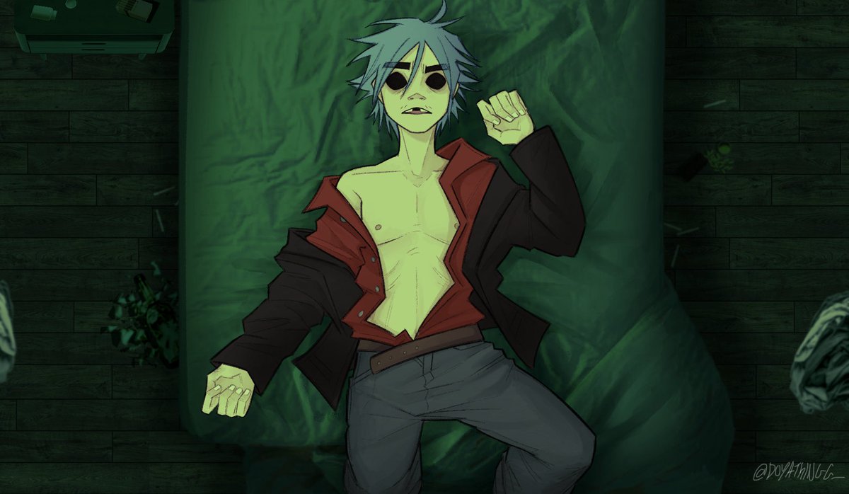 doyathingg_'s tweet image. “O Green World” animation update!!
#DemonDays #2D #Gorillaz #stuartpot