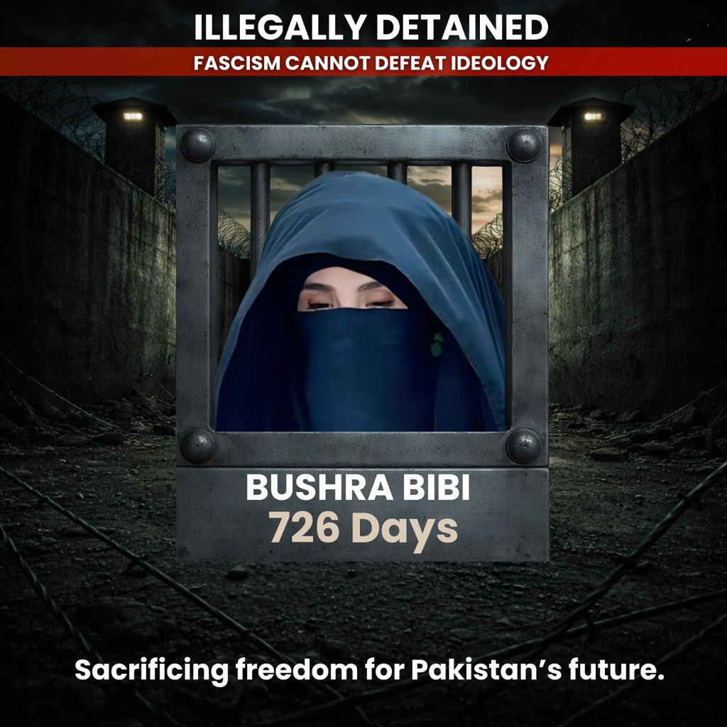 NaeemPanjuthaa's tweet photo. #EndUnlawfulDetentionOfBushraBibi https://t.co/X16JjiN7nZ