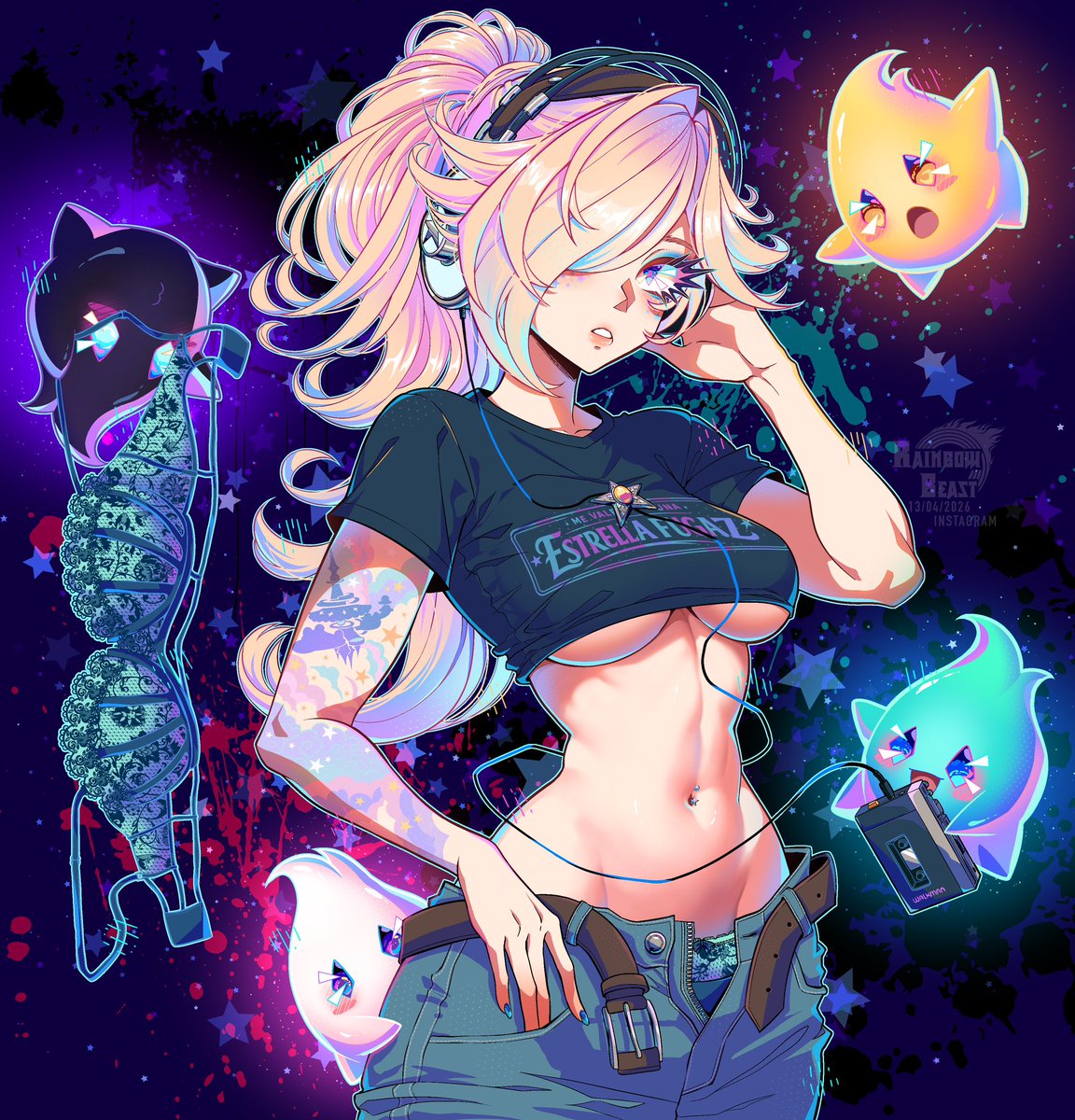 my star girl. ⭐️

#rosalina #fanart #SuperMarioGalaxy