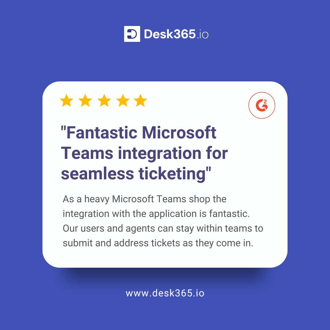 Desk365Official's tweet image. What does “good support software” actually look like?

For one of our customers, it’s this

- No switching tabs.
- No extra tools.
- Just support, right where your team already works.

That’s our goal, keep things simple &amp;amp; seamless.

desk365.io

 #CX #Helpdesk