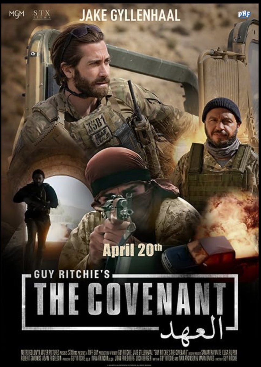 CinemaOnThisDay's tweet image. #OnThisDay in 2023 Guy Ritchie’s ‘The Covenant’ released in the US. Starring Jake Gyllenhaal &amp;amp; Dar Salim @IMDb @themoviedb @THR @DEADLINE @letterboxd @CineCalendar @FilmUpdates @Variety_Film @empiremagazine @FilmFare @LostInFilm @ClassicMovieHub @AFI @totalfilm